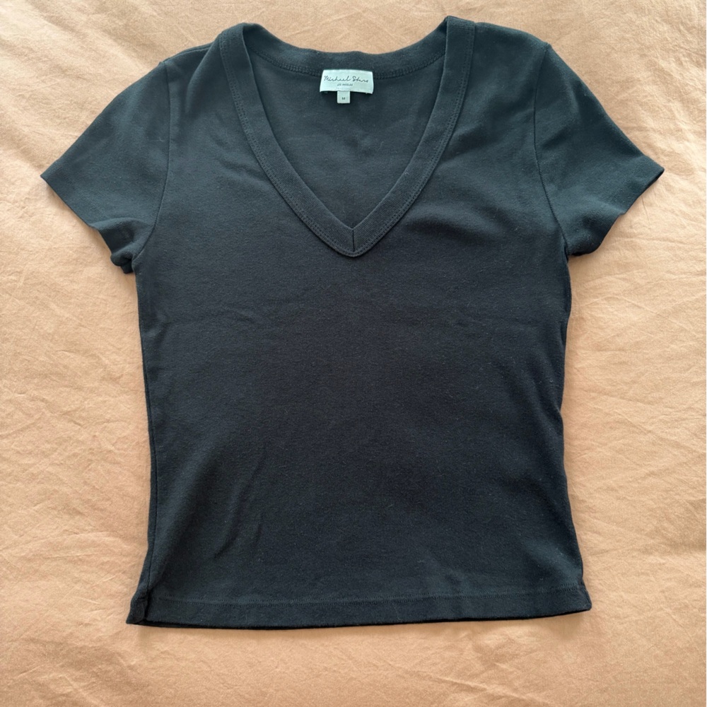 Micheal Stars | Perfect V-Neck t shirt - Black M